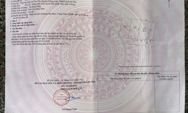 BÁN NHÀ 5 TẦNG 44.5M2 VÂN NỘI ĐÔNG ANH – LÔ GÓC GẦN ĐƯỜNG VÕ NGUYÊN GIÁP