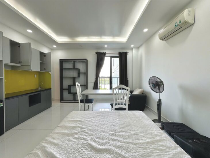 Chính chủ cho thuê văn phòng tầng trệt và CHDV full tiện ích tại Thạnh Mỹ Lợi, Q2