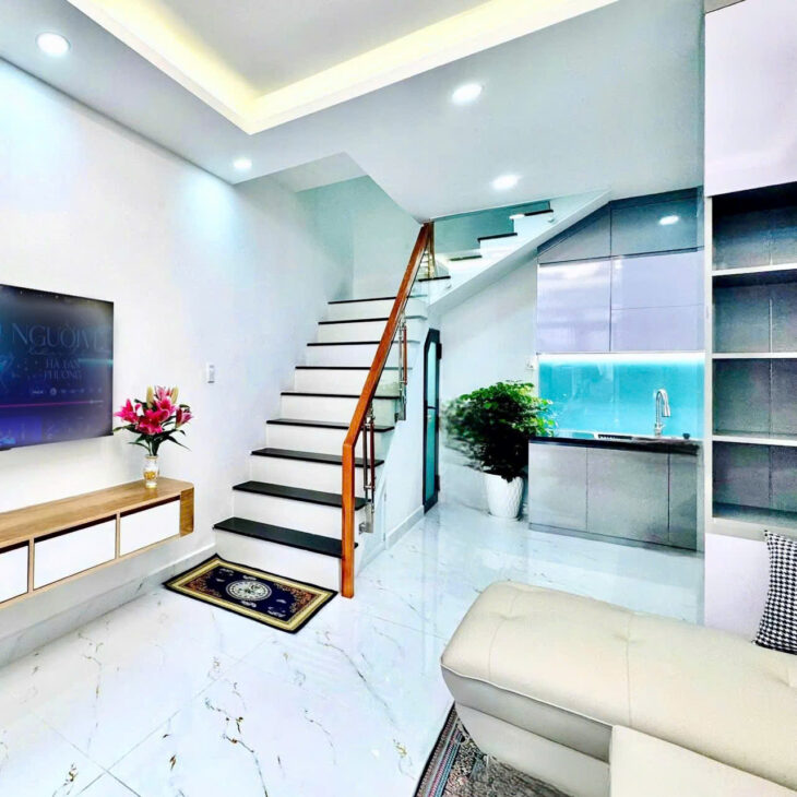 4Tỷ 680: Phường Tân Định Quận 1- Nở hậu 4.1m- Căn góc 2 Tầng 2 Phòng ngủ FULL nội thất. 0933910039