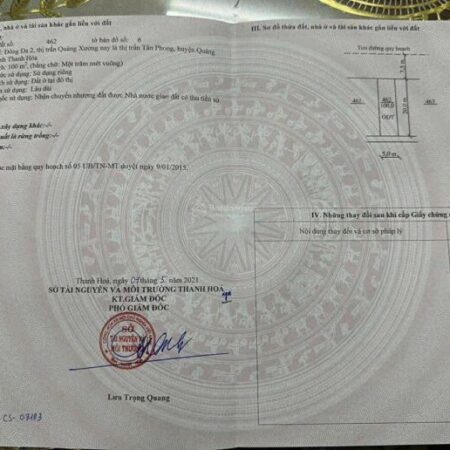 HOT HOT -CẦN BÁN LÔ ĐẤT MB 05 KĐT Quảng Tân, Đường Thanh Niên, Xã Quảng Tân, Quảng Xương, Thanh Hóa