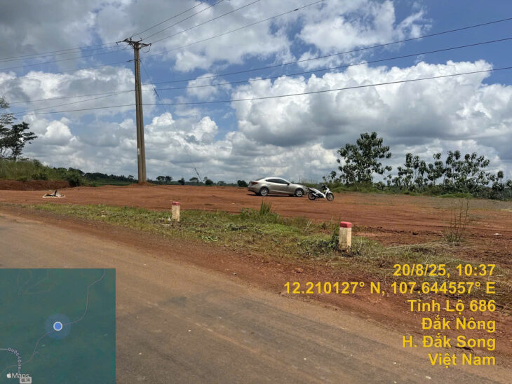 Bán gấp đất tỉnh lộ 686 xã Nâm N’Jang, huyện Đắk Song, Đắk Nông, 427m2, MT 13.5m, miễn TG