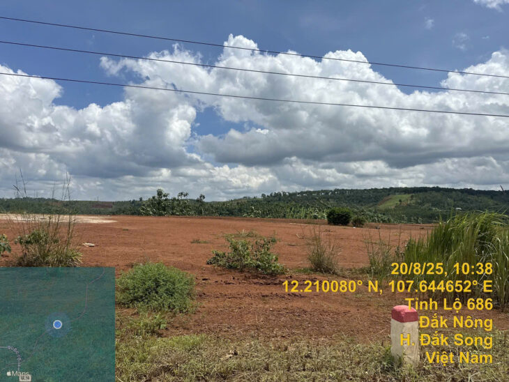 Bán gấp đất tỉnh lộ 686 xã Nâm N’Jang, huyện Đắk Song, Đắk Nông, 427m2, MT 13.5m, miễn TG