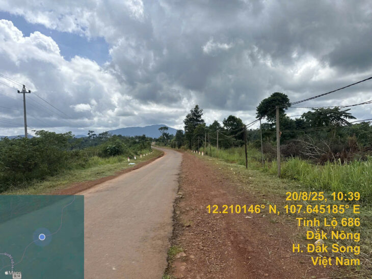 Bán gấp đất tỉnh lộ 686 xã Nâm N’Jang, huyện Đắk Song, Đắk Nông, 427m2, MT 13.5m, miễn TG