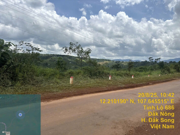 Bán gấp đất tỉnh lộ 686 xã Nâm N’Jang, huyện Đắk Song, Đắk Nông, 427m2, MT 13.5m, miễn TG