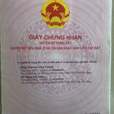 NHÀ VỊ TRÍ ĐẸP – GIÁ TỐT Chính Chủ Cần Bán Căn Nhà Ngay Trung Tâm Thành Phố Đà Nẵng