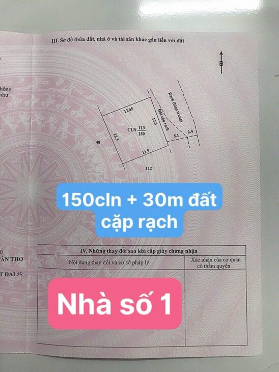 BÁN BIỆT THỰ MINI NHÀ VƯỜN – GIÁ CẮT LỖ – Hẻm 158 Lê Hồng Phong, Trà Nóc, Bình Thủy – Cần Thơ