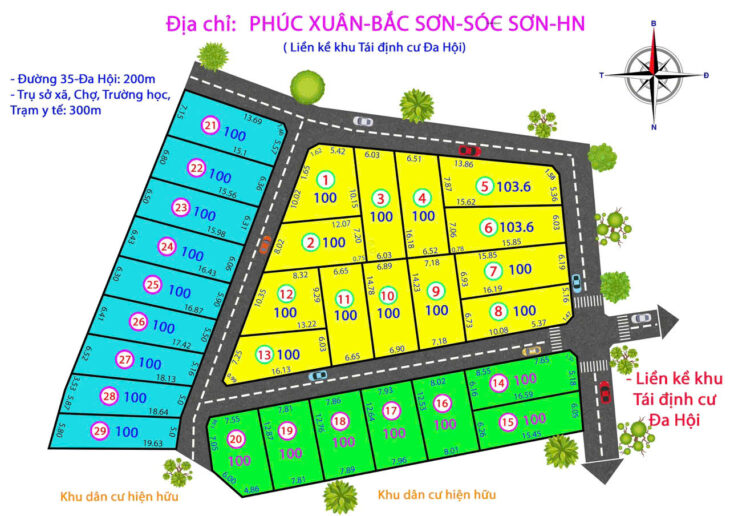 GIÁ CHƯA ĐẾN TỶ — DT 100 M FUN THỔ CƯ – ĐƯỜNG TRƯỜNG CHỢ KHU TÁI ĐỊNH CƯ SÁT ĐẤT