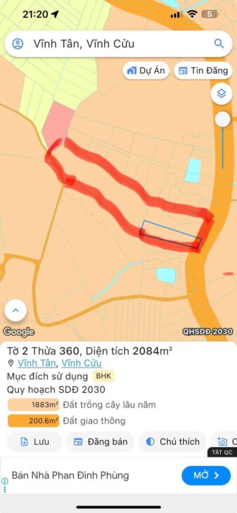 ĐẤT ĐẸP – GIÁ TỐT – Bán GẤP Lô Đất Tiềm Năng Tại ấp 5, xã Tân An, Tỉnh Đồng Nai