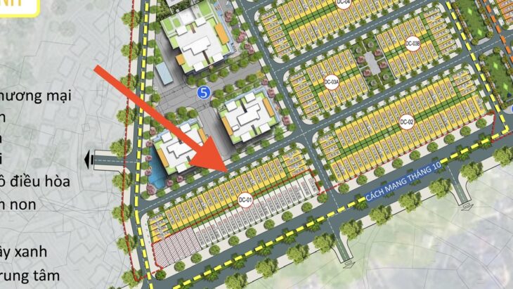 Chính chủ cần tiền bán lô DC01 – 34, view nhà ở xã hội. Tiềm năng tăng giá cao. Giá 1.850 tỷ.