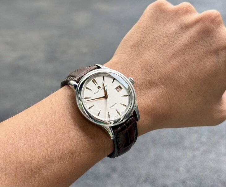 Đồng Hồ Nam : Maurice Lacroix Classiques Automatic, Mặt trắng, 3 kim 1 Lịch, Size 38mm…