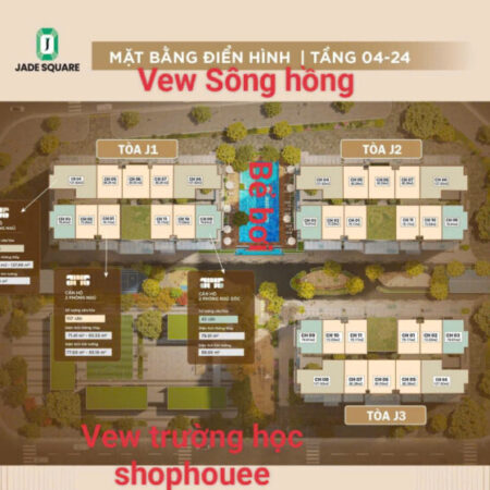 Chung cư Jade Square Giá cực tốt chỉ từ 90tr/m2 quá rẻ lợi nhuận thanh khoản nhanh, xem ngay