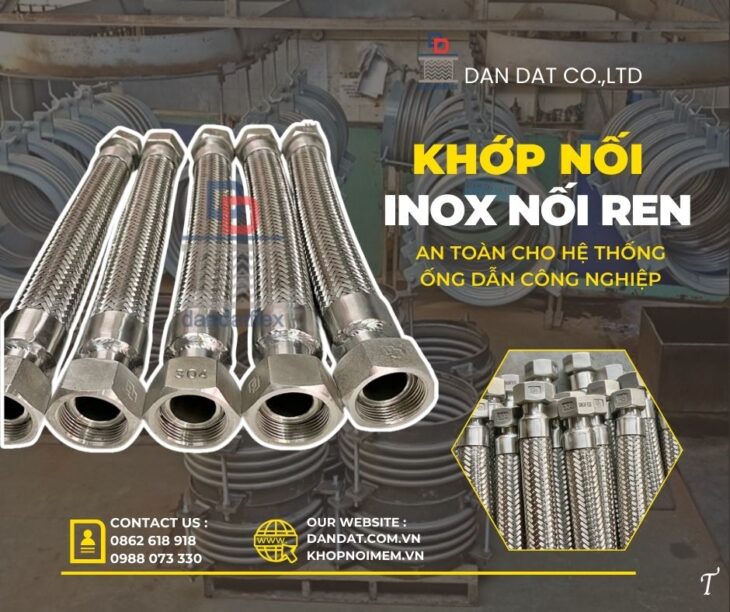 Ống nối giãn nở/ Ống giãn nở inox/ Ống bù trừ giãn nở nhiệt inox/ Khớp nối đường ống công nghiệp