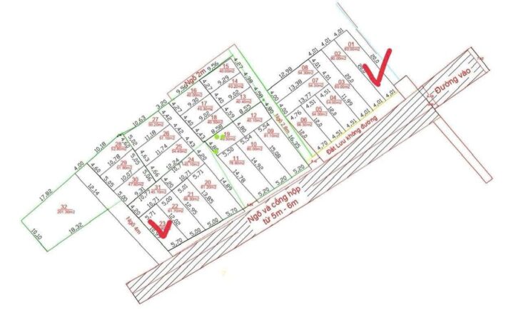 ĐẤT GẦN CHỢ QUÝ KIM – 64,8M² NGANG 5,7M, GIÁ CHỈ 1.7XX TỶ – LÔ HIẾM TRỤC 353 ZALO 0567 222 555