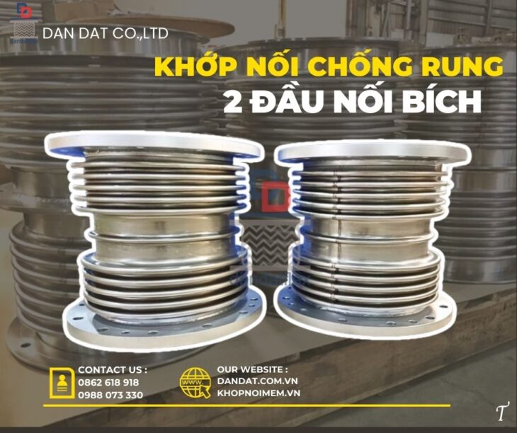 Khớp giãn nở nhiệt/ Khớp nối giãn nở mặt bích/ Khớp giãn nở toàn thân inox/ Ống bù trừ giãn nở nhiệt
