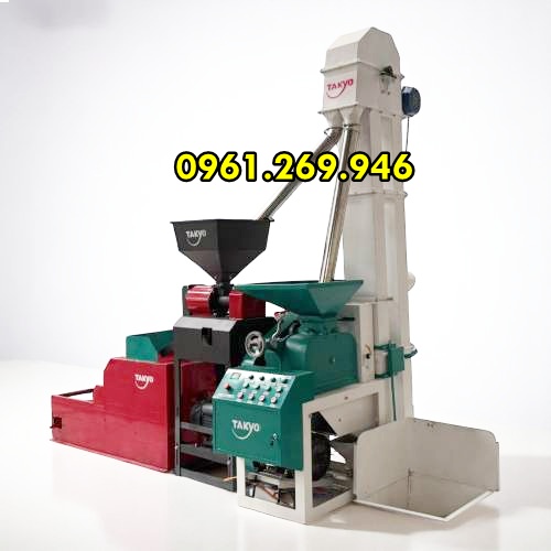 Dàn Máy Xát Gạo Liên Hoàn Takyo TK1200 năng suất 1 tấn/giờ