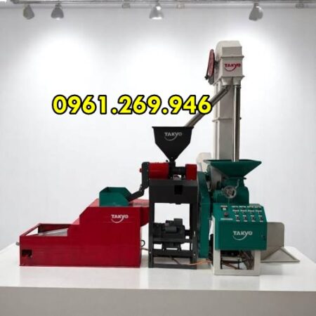 Dàn Máy Xát Gạo Liên Hoàn Takyo TK1200 năng suất 1 tấn/giờ