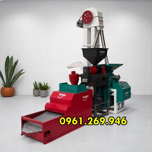 Dàn Máy Xát Gạo Liên Hoàn Takyo TK1200 năng suất 1 tấn/giờ