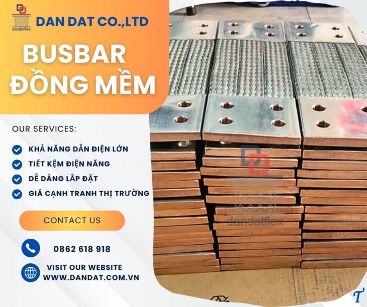 Dây đồng bện tráng thiếc/ Dây đồng bện tiếp địa mặt bích/ Dây đồng bện tiếp địa cho tủ bảng điện