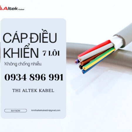 Cáp Điều Khiển Chống Nhiễu 7×0.5mm² Altek Kabel | Giá Tốt Hà Nội – Đà Nẵng– HCM