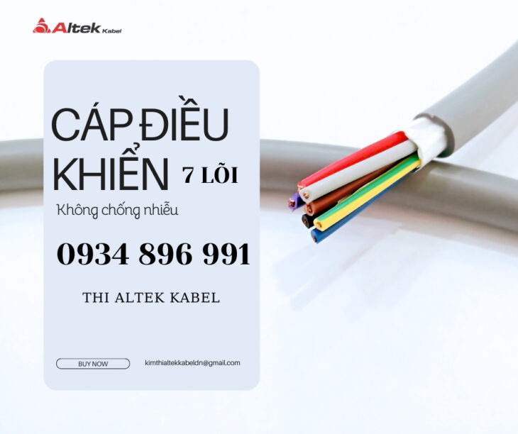 Cáp Điều Khiển Chống Nhiễu 7×0.5mm² Altek Kabel | Giá Tốt Hà Nội – Đà Nẵng– HCM