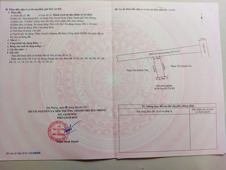 Đầu tư F0 phân lô Minh Tân – giá chỉ 9xx triệu/lô ZALO 0567 222 555