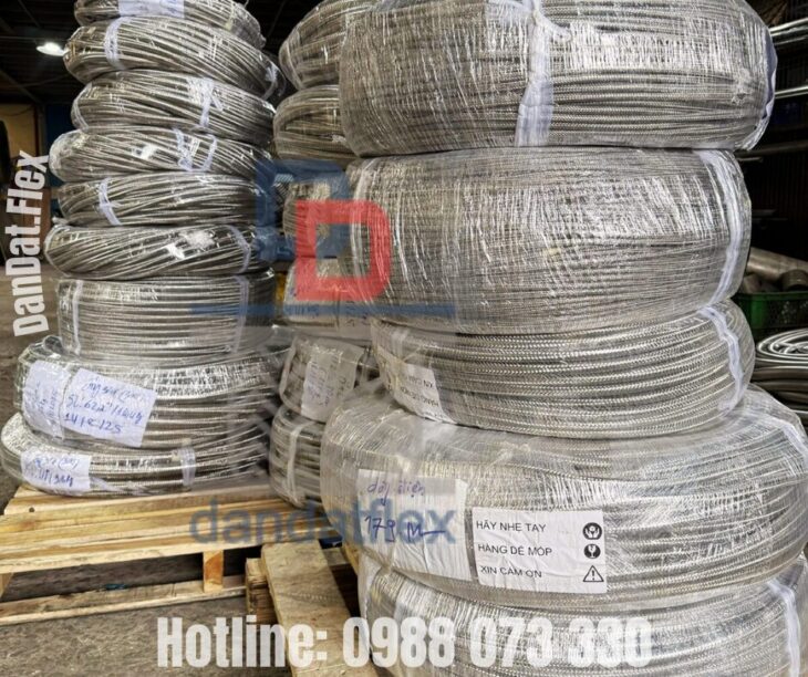 Gia Công Đan Lưới Inox Cho Dây Điện | Dây Điện Bọc Inox | Dây Điện Bọc Lưới Inox 304