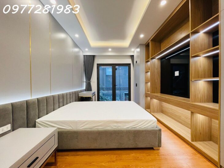 ???? NHÀ MỚI – CẠNH NHỔN – 43m² x 5 TẦNG – GA RA Ô TÔ