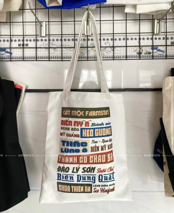 Xưởng may túi vải canvas Cần Thơ, Vĩnh Long