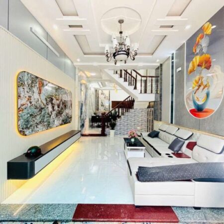 SIÊU PHẨM 3 TẦNG 54M2 ĐẸP LUNG LINH. HXH 6M LÂM THỊ HỐ. VỊ TRÍ ĐẮC ĐỊA VÀI BƯỚC CHÂN RA CHỢ CÂY