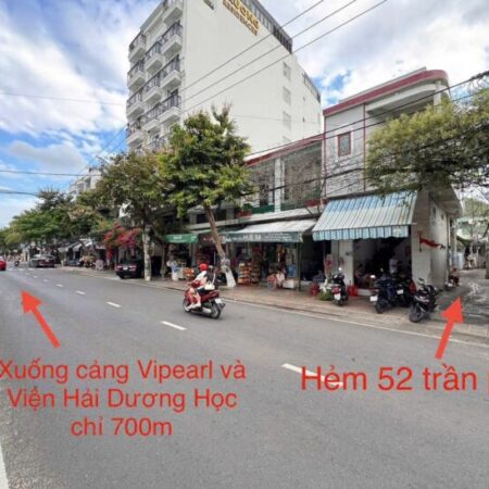 BÁN ĐẤT TẶNG NHÀ CẤP 4 – HẺM 52 TRẦN PHÚ, VĨNH NGUYÊN, NHA TRANG