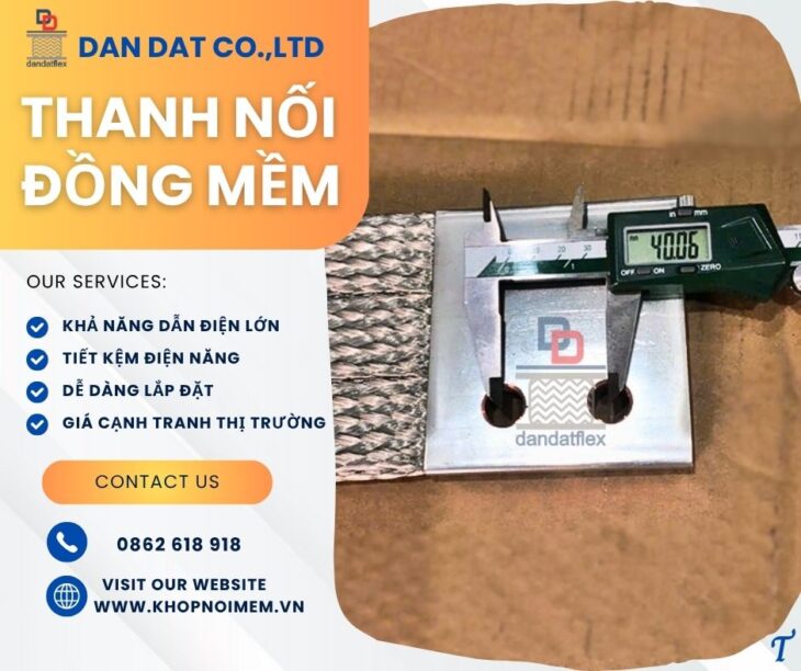 Dây đồng bện tráng thiếc/ Dây đồng bện tiếp địa mặt bích/ Dây đồng bện tiếp địa cho tủ bảng điện