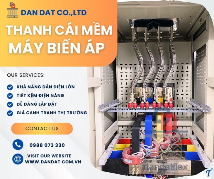 Dây đồng bện tráng thiếc/ Dây đồng bện tiếp địa mặt bích/ Dây đồng bện tiếp địa cho tủ bảng điện