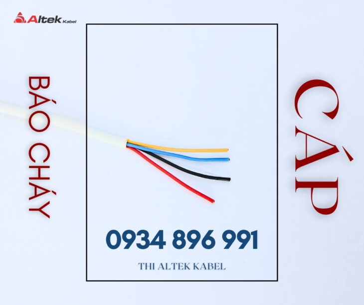 Cáp Báo Cháy 4-6-8 Lõi 0.22mm² – Dây Báo Cháy TCVN – Giá Tốt