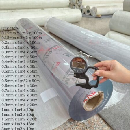 Tổng kho cuộn nhựa pvc, nhựa pvc trong dẻo giá sỉ tại kho