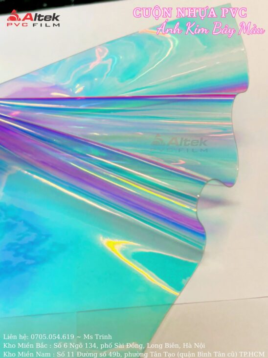 Địa chỉ cung cấp nhựa pvc dẻo, màng nhựa pvc hologram