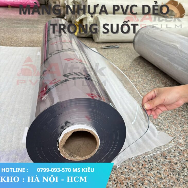 Xưởng Phân Phối Màng Nhựa PVC Dẻo – Cho Bao Bì, Xây Dựng & Nội Thất