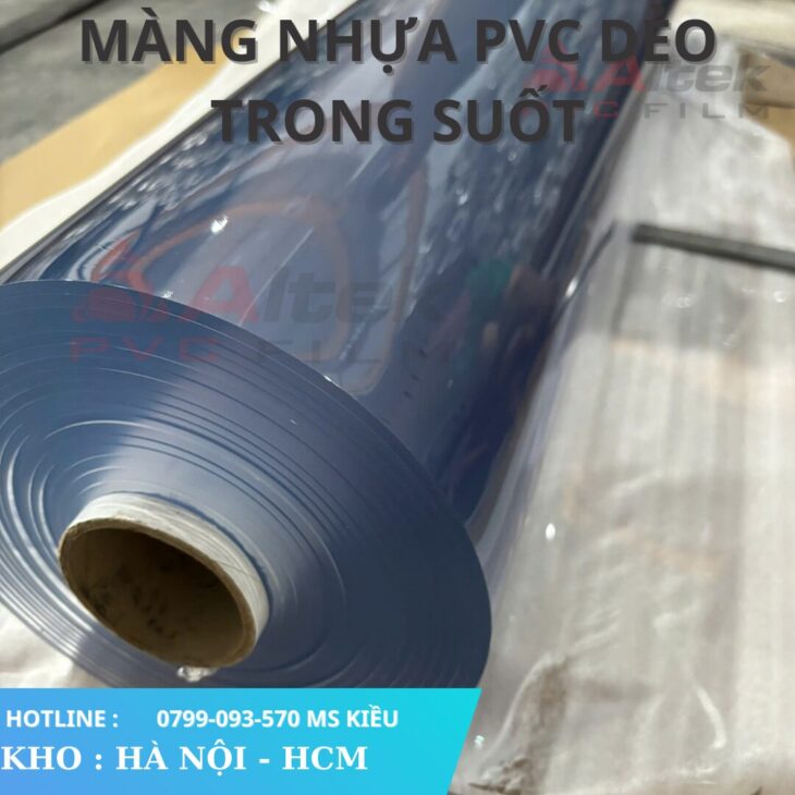 Xưởng Phân Phối Màng Nhựa PVC Dẻo – Cho Bao Bì, Xây Dựng & Nội Thất