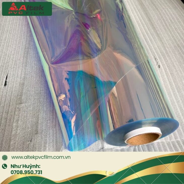 màng nhựa hologram ánh kim 7 màu tại sài gòn
