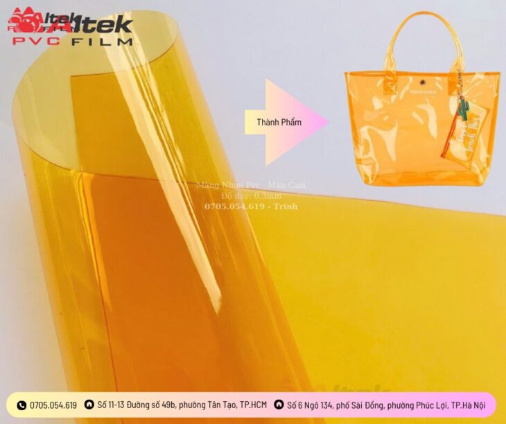 Nên mua màng nhựa pvc ở đâu có giá tốt? Màng trong màu pvc dẻo