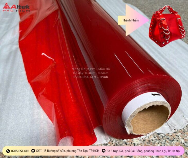 Nên mua màng nhựa pvc ở đâu có giá tốt? Màng trong màu pvc dẻo