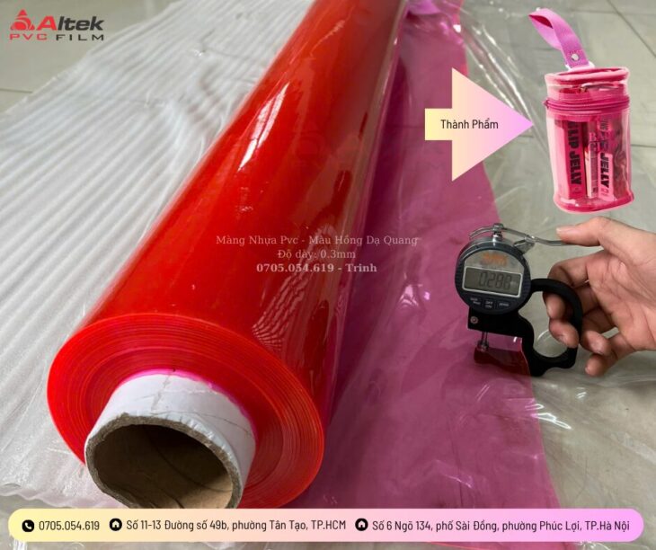 Nên mua màng nhựa pvc ở đâu có giá tốt? Màng trong màu pvc dẻo