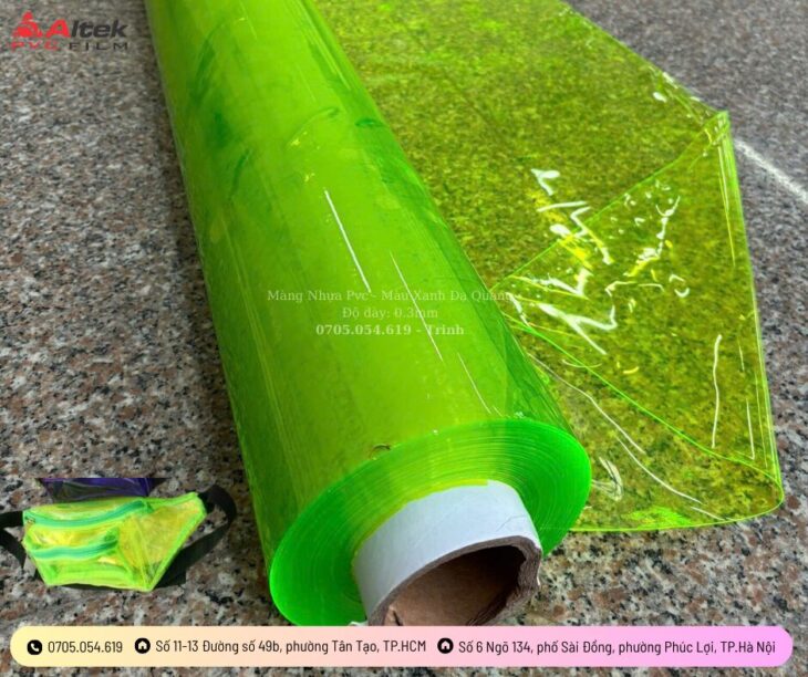 Nên mua màng nhựa pvc ở đâu có giá tốt? Màng trong màu pvc dẻo