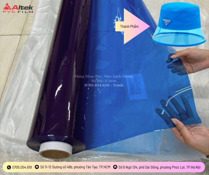 Nên mua màng nhựa pvc ở đâu có giá tốt? Màng trong màu pvc dẻo
