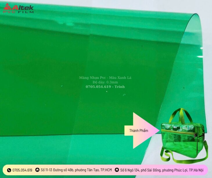 Nên mua màng nhựa pvc ở đâu có giá tốt? Màng trong màu pvc dẻo