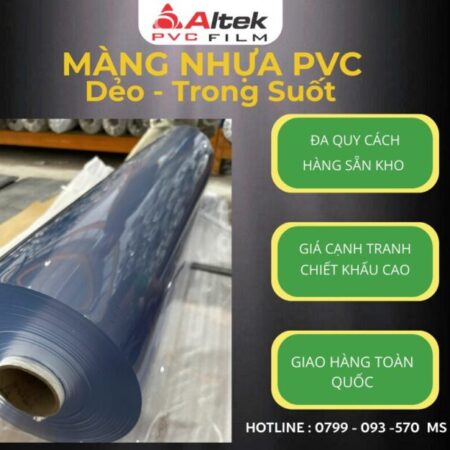 Mua màng nhựa pvc Dẻo – Trong suốt – Cao cấp – Giá cực tốt