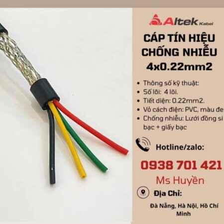 Cáp Tín Hiệu Chống Nhiễu 4×0.22mm