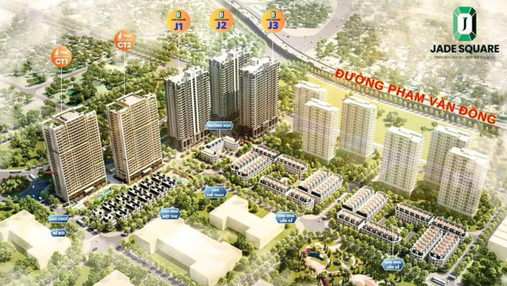 Chung cư Jade Square Giá cực tốt chỉ từ 90tr/m2 quá rẻ lợi nhuận thanh khoản nhanh, xem ngay