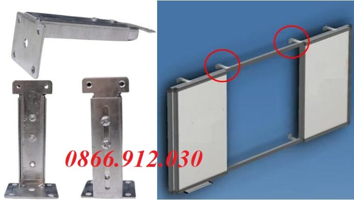 Hướng Dẫn Lắp Đặt Bas Đỡ Khung Bảng Trượt