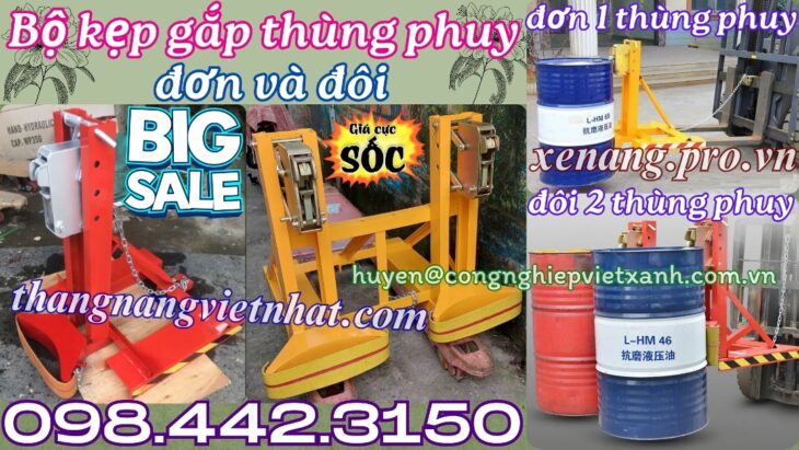 Bộ kẹp phuy đơn và đôi