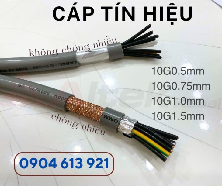 Cáp điện 10 lõi, cáp tín hiệu 10×0.75mm Altek Kabel chính hãng